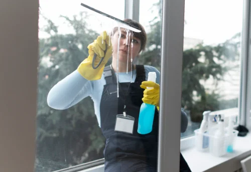 Nettoyage de vitres intérieures et extérieures à Serrières